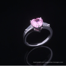 Anéis de aniversário romântico de casamento de 10 anos aaa cubic zirconia rings Ródio banhado a jóia é sua boa escolha